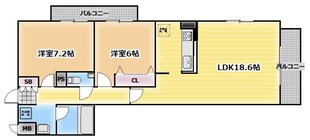 インペリアル大宮の物件間取画像